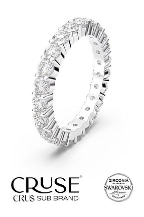 انگشتر نقره زنانه کریستال Cruse - کد 800107649