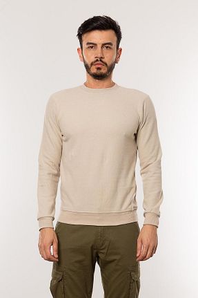 سوئیشرت نباتی مردانه ساده Cazador - کد 850423782