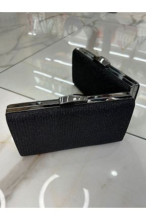 کیف مجلسی مشکی زنانه چرم مصنوعی melezzi - کد 870375557