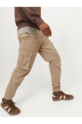 شلوار اسپرت قهوه ای مردانه بافتنی Jack & Jones - کد 851662171