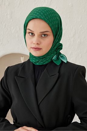 روسری سبز 100 x 100 Modakaşmir - کد 870768214