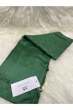 شال سبز زنانه کشمیر İPEKSCARF - کد 865035325