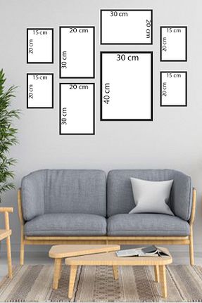 تابلو مشکی MDF no77decor - کد 870793641