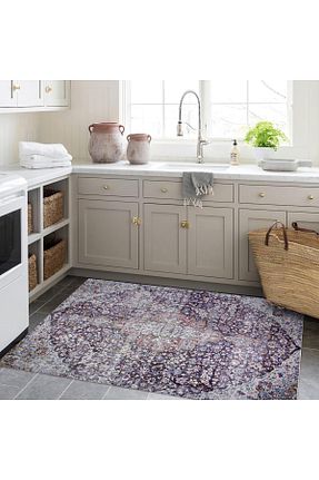 فرش رنگی قابل شستشو Rugs Modern Halı - کد 870414884