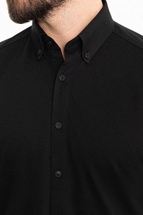 پیراهن مشکی مردانه اسلیم فیت Mcr - کد 813892549