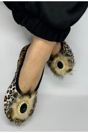 پاپوش قهوه ای زنانه پارچه ای SiFu STYLE - کد 870772181