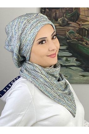 روسری آبی BUTİKAMBAR - کد 870479581