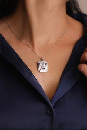 گردنبند نقره زنانه 925 عیار Kiriş Gümüş - کد 854545518