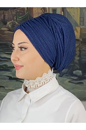 روسری سرمه ای شیفون BUTİKAMBAR - کد 870510306