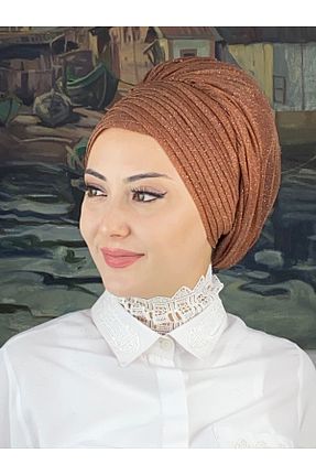 روسری متالیک شیفون BUTİKAMBAR - کد 870501489