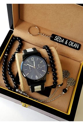 ست ساعت مچی مشکی مردانه استل (فولاد) ARPAT WATCH - کد 870506765