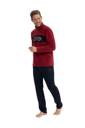 ست لباس راحتی زرشکی مردانه لیسانس دار	 U.S. Polo Assn. - کد 870513443