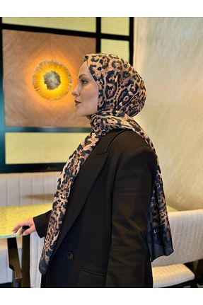 شال سرمه ای زنانه پنبه ای locella - کد 870526966