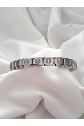 دستبند استیل (فولاد) رنگی زنانه استیل (فولاد) bijoux uniques - کد 871051836