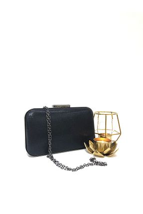 کیف مجلسی مشکی زنانه چرم مصنوعی melezzi - کد 870523505