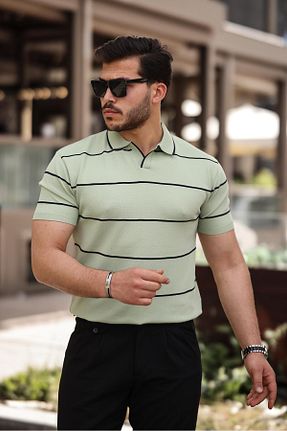 پولوشرت سبز مردانه رگولار Miron - کد 831208066