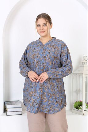 تونیک سایز بزرگ زرشکی زنانه بافتنی volkitolki - کد 870770842