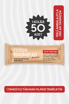 دستمال مرطوب پاک کننده آرایش Rolox - کد 869838813