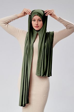 شال خاکی زنانه ویسکون Sonbaharmoda - کد 870535537