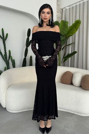 لباس مشکی زنانه بافتنی WOMAN VISION - کد 870553143