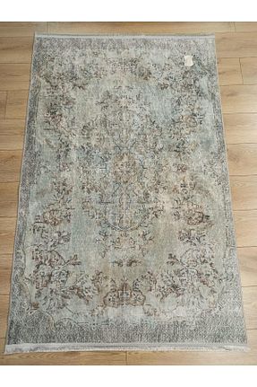 گلیم بژ زیره بافته شده Çam Halı - کد 114287200