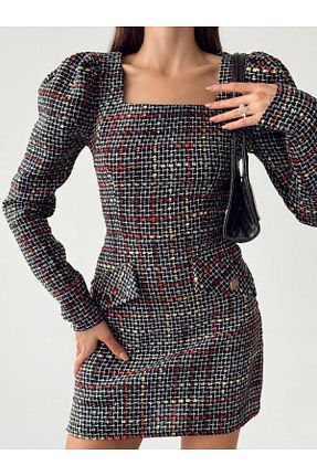 لباس مشکی زنانه بافت popibutik - کد 784380666
