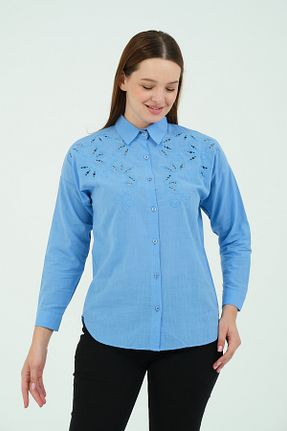 پیراهن آبی زنانه Relaxed Moda Palmiss - کد 870585918