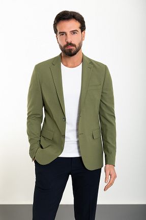 کت خاکی مردانه اسلیم فیت Mcr - کد 813893347