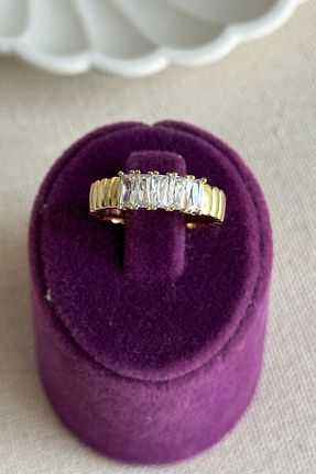 انگشتر استیل (فولاد) طلائی زنانه استیل (فولاد) MODA - کد 870669400