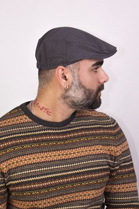 کلاه طوسی مردانه پلی استر Bay Şapkacı - کد 796158822