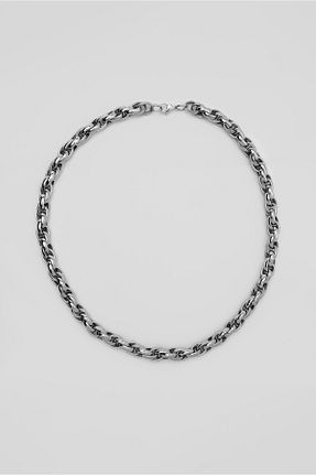 گردنبند استیل ( فولاد ) متالیک مردانه استیل ضد زنگ So Chic - کد 870721239