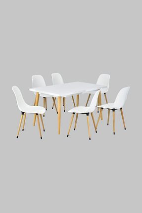 ست میز آشپزخانه سفید پلاستیک VİLİNZE - کد 335912026