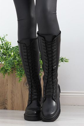 بوت / نیم بوت رنگی زنانه پاشنه تخت YONCA MODA - کد 875693197