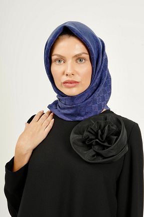روسری سرمه ای İpek Vual ESSAHRA - کد 870735096