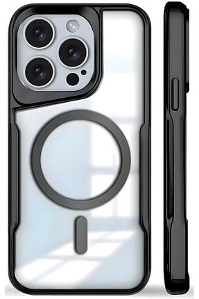 کاور و قاب مشکی iPhone 15 Pro Max Fibaks - کد 858717227