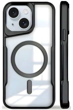 کاور و قاب مشکی iPhone 15 Plus Fibaks - کد 858716888