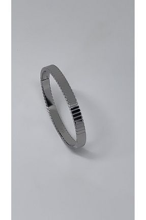 دستبند استیل (فولاد) زنانه استیل ضد زنگ By Semra - کد 870739012
