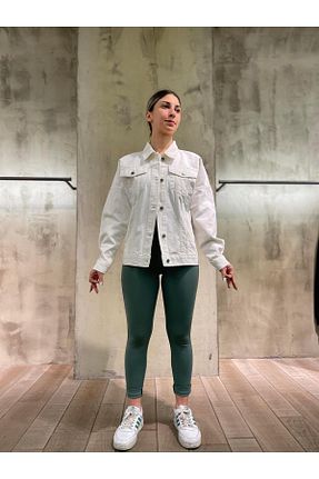 کت سفید زنانه پارچه Vigoss Jeans - کد 735114028