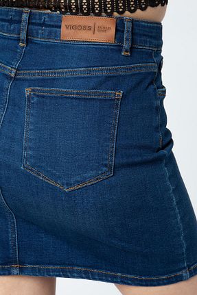 دامن مشکی زنانه جین Vigoss Jeans - کد 73339174