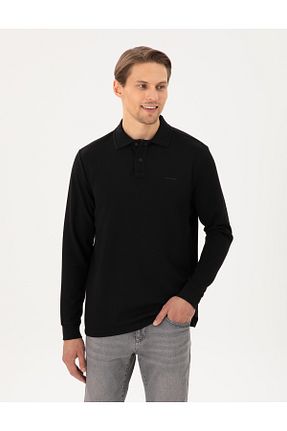 سوئیشرت قهوه ای مردانه ساده Pierre Cardin - کد 870832533