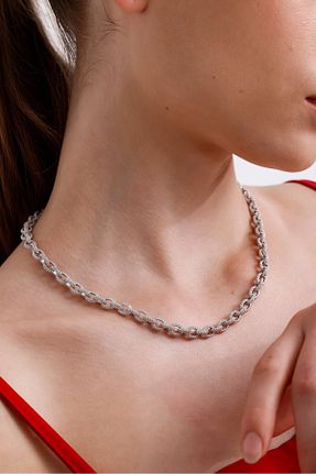 گردنبند نقره زنانه 925 عیار Entrendi Cansus - کد 870851211