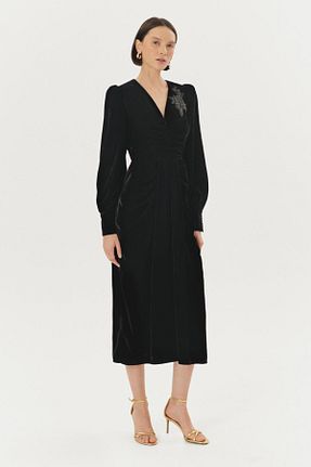 لباس مشکی زنانه بافتنی Exquise - کد 855304977