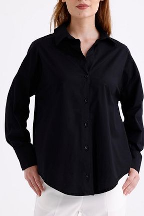 پیراهن مشکی زنانه رگولار PASTELASTORE - کد 844594206