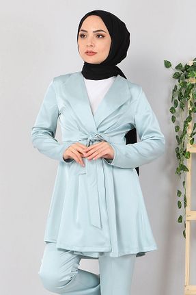 ست بالاتنه و پائین تنه حجاب سبز زنانه رگولار ModaMihram - کد 152655870