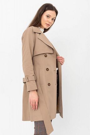 ترنچکت بژ زنانه %100 پنبه PASTELASTORE - کد 696201940