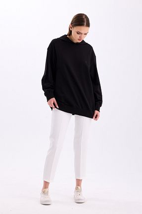 سوئیشرت مشکی زنانه ساده PASTELASTORE - کد 789331175