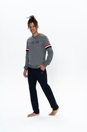 ست گرمکن طوسی مردانه رگولار U.S. Polo Assn. - کد 870871281