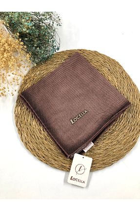 روسری قهوه ای پنبه ای Kamelya - کد 870878065