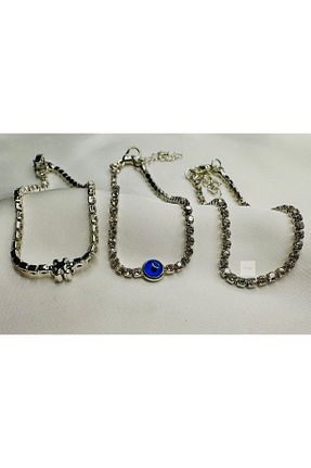 دستبند جواهر طوسی زنانه سنگ PERA’S - کد 870879131