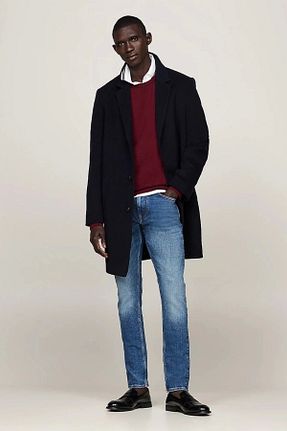 شلوار سرمه ای مردانه پنبه ای Tommy Hilfiger - کد 870882644